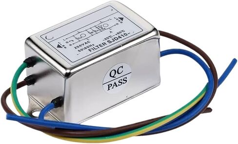 SJD410-1A/3A/6A/10A/20A/30A مرشح طاقة التيار المتردد ثنائي القسم (نوع الرصاص SJD410-3A) in Kuwait
