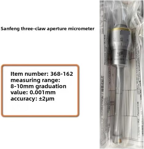 Three Claw Hole Inner Diameter Three-point Aperture Micrometer 368-161(8-10mm 368-162) in Kuwait