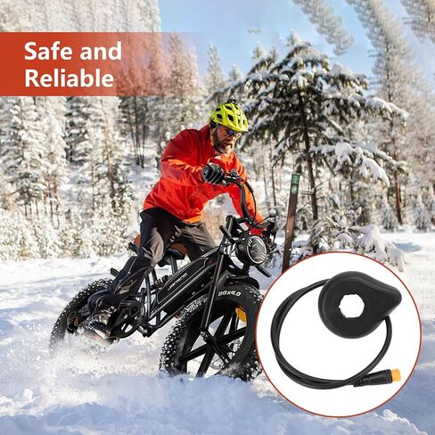 Electric Bike Pedal Assist Sensor, 12 Magnets Electric Bike Pas Sensor, PC Plastic Bicycle Assist, Left Side Dual Hall Bike Speed Sensors for Electric Bicycle, DC4.5-6V in Kuwait