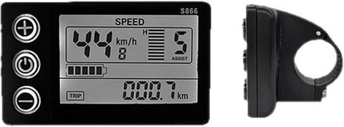 E-Bike S866 Display Screen,Electric Bicycle Parts,Compatible with Q20 H20 H26 Pro Electric Bicycle in Kuwait