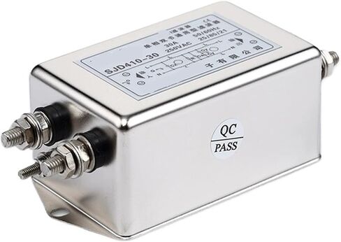 SJD410-1A/3A/6A/10A/20A/30A مرشح طاقة التيار المتردد ثنائي القسم (نوع الرصاص SJD410-3A) in Kuwait