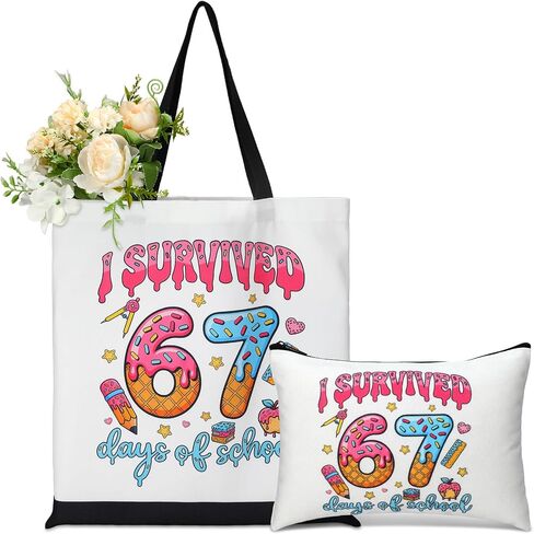 Paterr 2 Pcs Paraprofessional Gifts Survival Kit Tote Bag Cosmetic Makeup Bag Teaching Assistant Appreciation Gifts for Women in Saudi Arabia