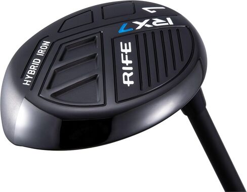 Rife Golf RX7 Tall Mens Right Handed XL Plus 1 Inch Over Standard Length Regular Flex Graphite All True Utility Hybrid Iron #7 Ultra Forgiving Golf Club in Kuwait