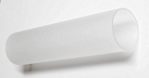 1 Piece Frosted Clear Acrylic Tube 4" OD x 3 3/4" ID x 8" (7 7/8") Inch Long - 4" Diameter in Kuwait