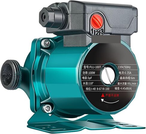 FUJ-160T Household Circulating Pump Mute Stainless Steel Impeller Hot Water Heating Circulating Pump3 Gear Speed Adjustment 220 in Kuwait