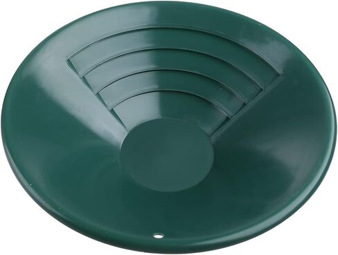 10 Inch Gold Panning Basin with Riffles Portable Prospecting Pan for River Creek Mining in Kuwait