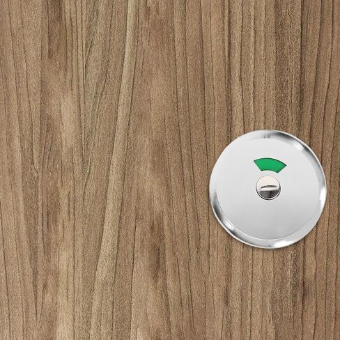 VANZACK Bathroom Door Lock and Privacy Indicator Stainless Steel for Versatile Use Security Lock with Vacant Engaged Indicator Public Restroom Office Doors in Kuwait