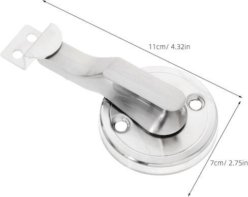 VANZACK Bathroom Door Lock and Privacy Indicator Stainless Steel for Versatile Use Security Lock with Vacant Engaged Indicator Public Restroom Office Doors in Kuwait