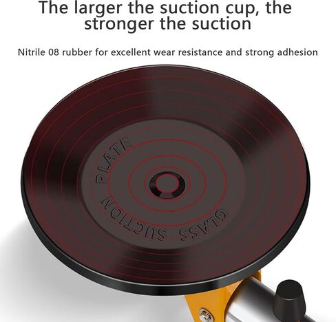 Granite Seam Setter - Professional Countertop Alignment Clamps with Adjustable Vacuum Suction - Seam Setter & Gap Repair Tool for Granite, Marble, Stone Slab & Glass(Yellow) in Kuwait
