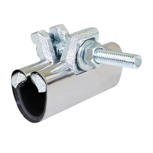 Highcraft Pipe Repair Clamp 1-1/4'', IPS Single Bolt, 3" Long, Stainless Steel in Kuwait