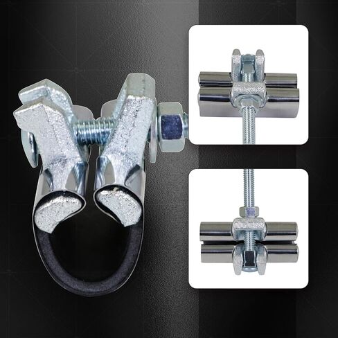 Highcraft Pipe Repair Clamp 1-1/4'', IPS Single Bolt, 3" Long, Stainless Steel in Kuwait