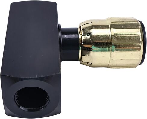 Hydraulic In-Line Adjustable Variable Flow Control Valve LAFC-06N LAFC06N compatible with Tractor Excavator Loader Dozer Forklift 3/8″ NPT in Kuwait
