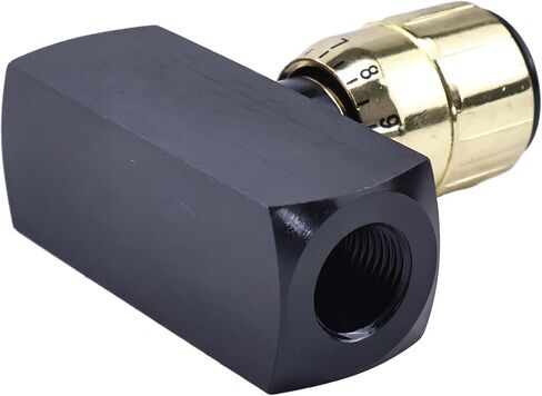 Hydraulic In-Line Adjustable Variable Flow Control Valve LAFC-06N LAFC06N compatible with Tractor Excavator Loader Dozer Forklift 3/8″ NPT in Kuwait