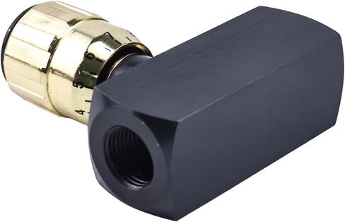 Hydraulic In-Line Adjustable Variable Flow Control Valve LAFC-06N LAFC06N compatible with Tractor Excavator Loader Dozer Forklift 3/8″ NPT in Kuwait