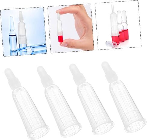 Garneck 50pcs Ampule Tips Replacement for Ampule Bottles Durable Liquid Dispensing Tips Easy to Use Prevents Waste and Leakage for Daily Liquid Dispensing in Kuwait