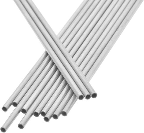 Brass Round Tube 304 Stainless Steel Capillary Silver Hollow Round Tube Length 500mm Outer Diameter 1mm 1 Piece(1x0.25mm) in Kuwait