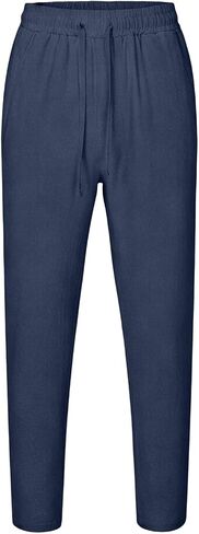 Boys Sweatpants Joggers Pants with Pockets Drawstring Active Sweat Pants Lightweight Elastic Waist Casual Trousers in Kuwait