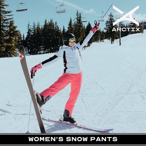 Arctix Women's Insulated Snow Pants, Water Resistant Snow Pants for Skiing & Snowboarding, Steel, Small in Kuwait
