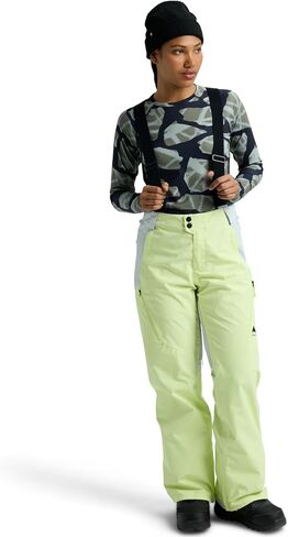 Burton Women's Reserve 2L 3-in-1 Pants – Glow Yellow Green/Gray Cloud, M in Kuwait