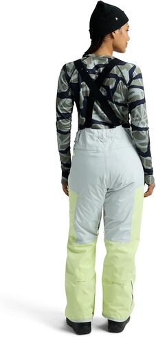 Burton Women's Reserve 2L 3-in-1 Pants – Glow Yellow Green/Gray Cloud, M in Kuwait