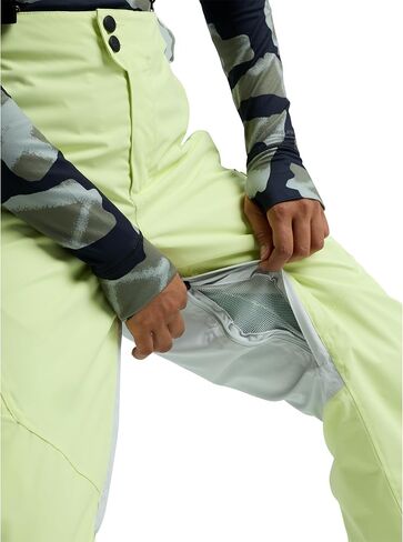 Burton Women's Reserve 2L 3-in-1 Pants – Glow Yellow Green/Gray Cloud, M in Kuwait