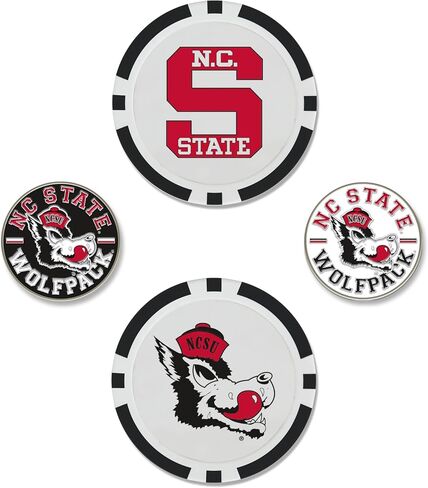 Team Effort LE Ball Marker Set NCAA NC State Wolfpack in Kuwait