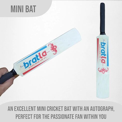 Autograph Signature Mini Cricket Bat, Capturing Memorable Signs with Mini Cricket Bat (15 Inches) in Kuwait