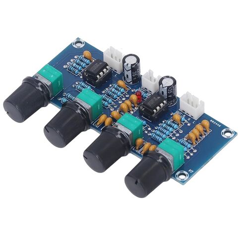وحدة Preamp ثنائية القناة NE5532، التحكم في الجهير المتوسط ​​العالي، مصدر طاقة تيار مستمر 12 فولت - 24 فولت لأنظمة الصوت في السيارة in Kuwait