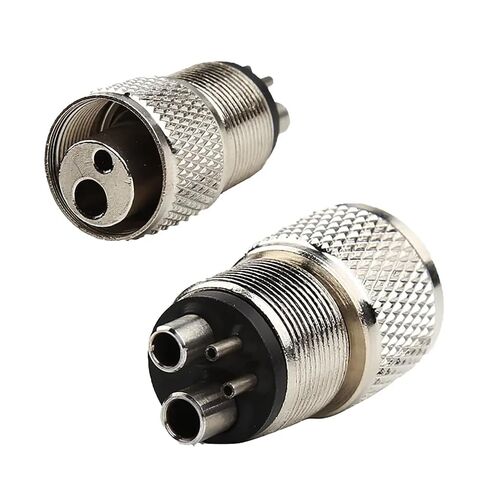2pcs Dental Handpiece Adapter Turbine Connector Coupler Changer Dental Instrument Parts 4 Holes to 2 Holes in Kuwait