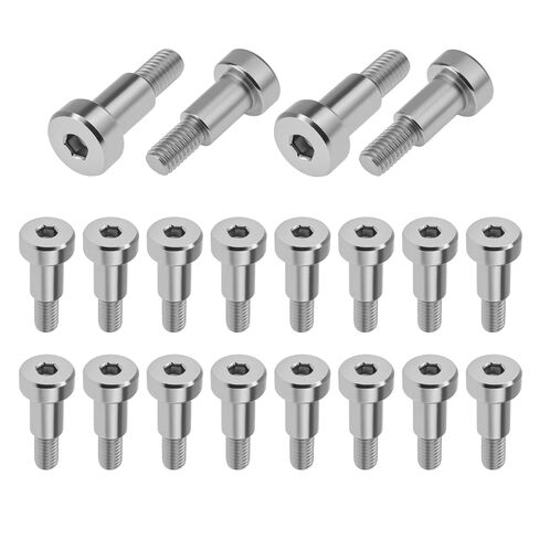 20PCS Shoulder Screw Bolts, 8mm Dia x 12mm Length Shoulder, M6-1.0 x 12mm Thread Hex Socket Shoulder Bolts, 304 Stainless Steel in Kuwait