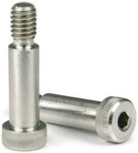Socket Head Shoulder Screw, 1/4 inch x 3/8 inch, 18-8 Stainless Steel, 10-32 Thread Size (Quantity: 25 pcs), Shoulder Diameter: 1/4 inch, Shoulder Length: 3/8 inch, Fine Thread in Kuwait