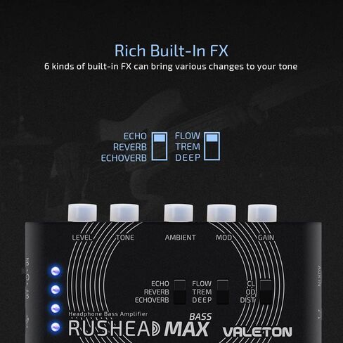 حزمة Valeton Rushead Max + Rushead Max Bass Pocket Amp in Kuwait