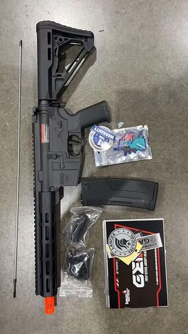 لانسر التكتيكي Gen 4 GATE Aster 2 W10 Widowmaker M4 AEG Wag Edition مع بلوتوث ETU قابل للبرمجة MOSFET - البطارية والشاحن متضمنان in Kuwait