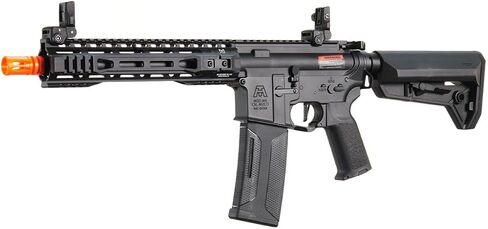 Lancer التكتيكية BG Defense Type A SPR Gen 4 10 "MLOK M4 AEG Rifle w/Nebula 2 ETU - البطارية والشاحن متضمنان in Kuwait