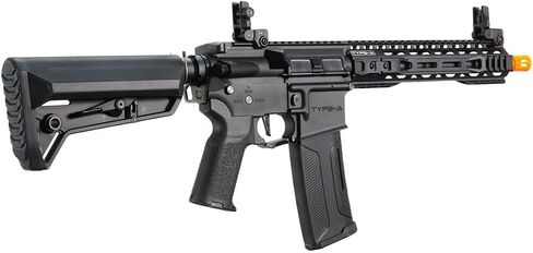 Lancer التكتيكية BG Defense Type A SPR Gen 4 10 "MLOK M4 AEG Rifle w/Nebula 2 ETU - البطارية والشاحن متضمنان in Kuwait