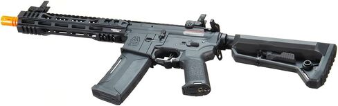 Lancer التكتيكية BG Defense Type A SPR Gen 4 10 "MLOK M4 AEG Rifle w/Nebula 2 ETU - البطارية والشاحن متضمنان in Kuwait