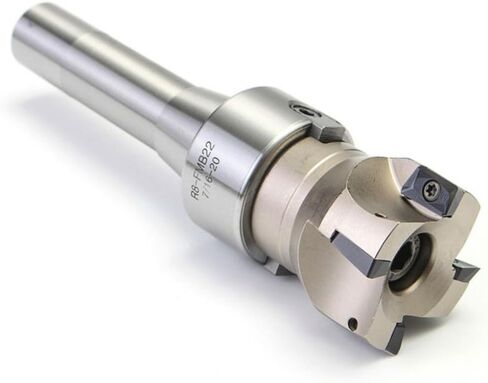 Minhe R8 FMB22 Arbor 400R 50 مم قاطع غلاف مطحنة نهاية مع 4 إدراجات كربيد APMT1604 لطحن شق وجه الكتف، ساق 22 مم، مفتاح T15 متضمن in Kuwait