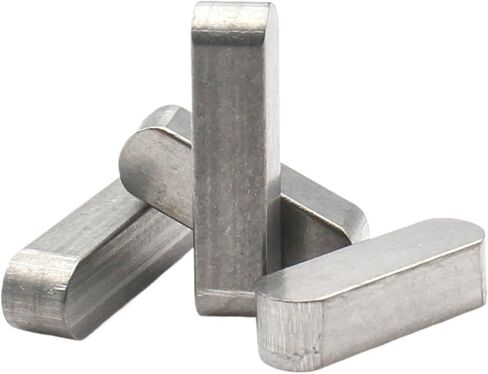 Parallel Keys 304 Stainless Steel Parallel Keys Round Head Bar Stock GB1096 M3-M16 8-40mm Pack x5pcs,35mm(M6(Thick 6mm) x5pcs,12mm) in Kuwait