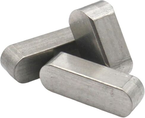 Parallel Keys 304 Stainless Steel Parallel Keys Round Head Bar Stock GB1096 M3-M16 8-40mm Pack x5pcs,35mm(M6(Thick 6mm) x5pcs,12mm) in Kuwait