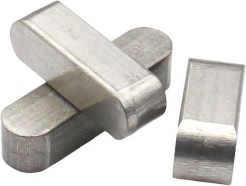 Parallel Keys 304 Stainless Steel Parallel Keys Round Head Bar Stock GB1096 M3-M16 8-40mm Pack x5pcs,35mm(M6(Thick 6mm) x5pcs,12mm) in Kuwait
