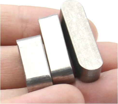 Parallel Keys 304 Stainless Steel Parallel Keys Round Head Bar Stock GB1096 M3-M16 8-40mm Pack x5pcs,35mm(M6(Thick 6mm) x5pcs,12mm) in Kuwait