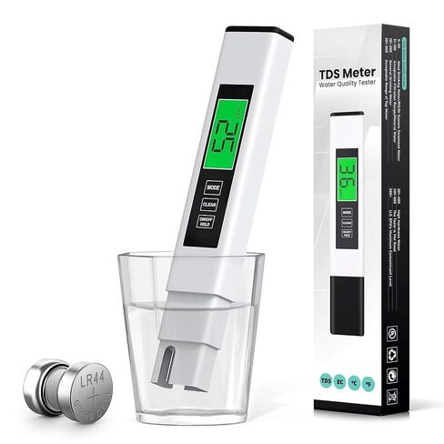 4 in 1 TDS Meter Digital Water Tester,Water Tester for Drinking Water,PPM Meter with TDS/EC/Temp(°C,°F) Function, TDS Water Tester for Home,Aquarium,Restaurant,OneSize in Kuwait