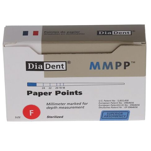 Diadent MP202-303 نقاط ورق ماصة 0.029 CC حبيبات دقيقة 200/عبوة in Kuwait