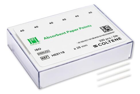 كولتين Whaledent H02118 نقاط ورق ماصة صحية #40 200/Bx in Kuwait