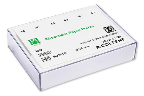 كولتين Whaledent H02118 نقاط ورق ماصة صحية #40 200/Bx in Kuwait