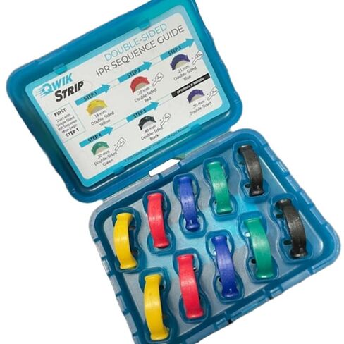QSDS-ASSRT Double Sided Assorted Abrasive Dental Strips 10 Piece Kit in Kuwait