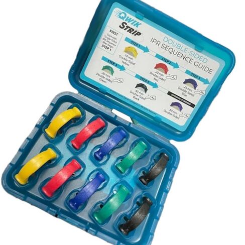 QSDS-ASSRT Double Sided Assorted Abrasive Dental Strips 10 Piece Kit in Kuwait