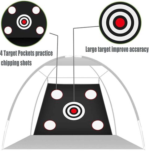 Golf Hitting Net Replacement for 10x7FT Golf Practice Net (NET ONLY) Golf Hitting Aid Net in Kuwait