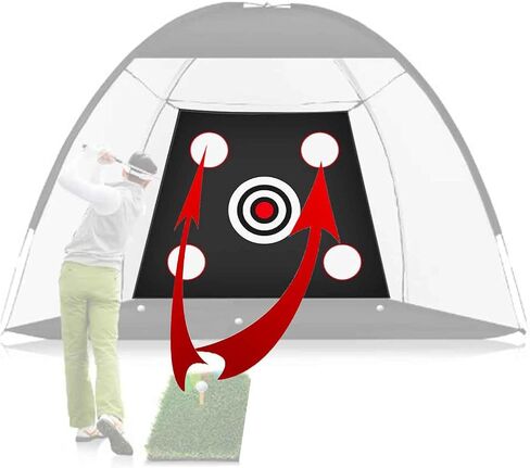 Golf Hitting Net Replacement for 10x7FT Golf Practice Net (NET ONLY) Golf Hitting Aid Net in Kuwait
