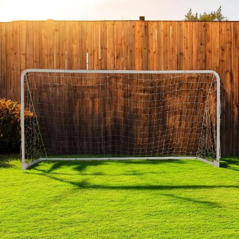 Folding Soccer Goal (12'x6',10'x6',7'x5'), Portable, Light Weight, Steel Frame, Easy to Carry, Perfect for Solo/Team Practice Training, Three Sizes in Kuwait